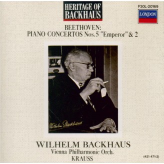 BEETHOVEN - Backhaus - Concerto pour piano n°5 en mi bémol majeur op.73 Import Japon..